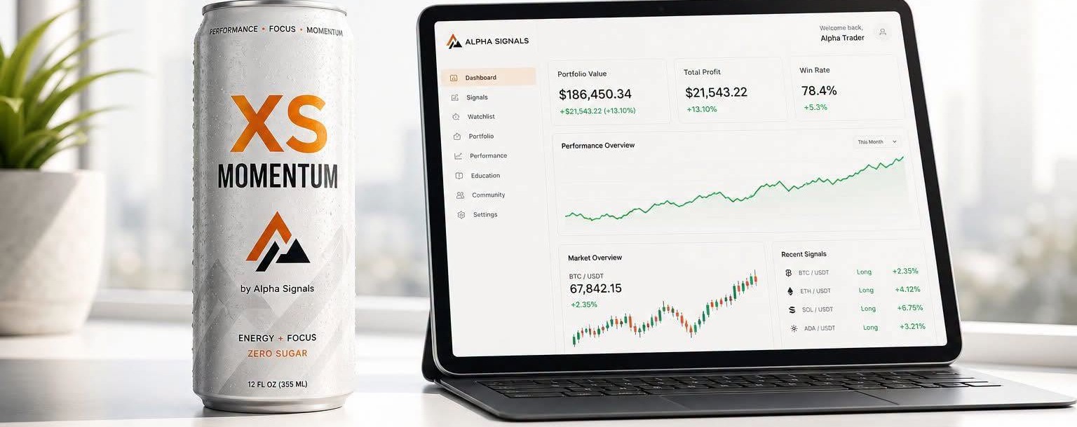 XS Momentum by Alpha Signals — automated trading dashboard